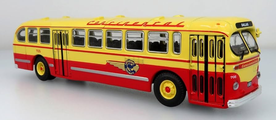 Amazon.com: Brill CD44 Transit Bus Continental Trailways 1